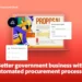 Better government business with automated procurement processes.