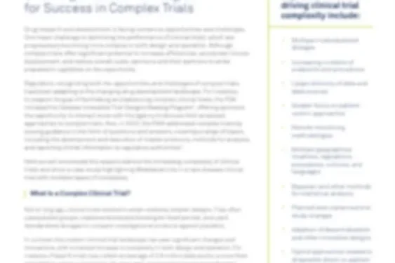 Cracking the Code: Strategies for Success in Complex Trials