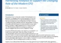 Harnessing Analytics to Support the Changing Role of the Modern CFO