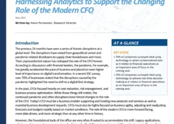 Harnessing Analytics to Support the Changing Role of the Modern CFO