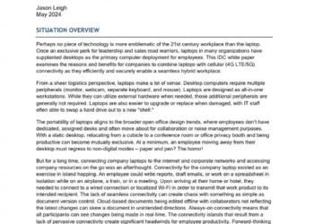 Helping Fuel Network Security and Enhanced Employee Productivity with 4G LTE/5G – Connected Laptops