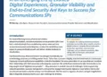 Granular Visibility and End-to-End Security Are Keys to Success for Communications SPs