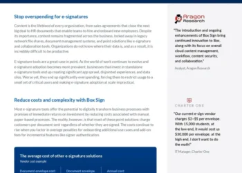 Reduce costs and complexity with Box Sign