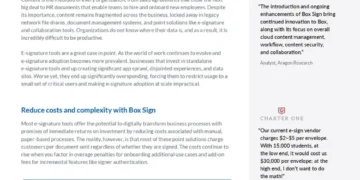 Reduce costs and complexity with Box Sign