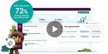 Watch the demo to see Sales Cloud and Slack together, in action.