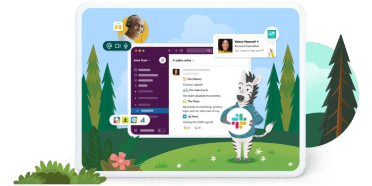 Accelerate your sales successes with Slack.