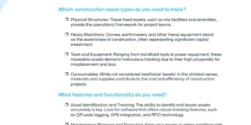 The Ultimate Asset Tracking Checklist for Construction
