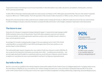 Transform unstructured data into insights with Box AI